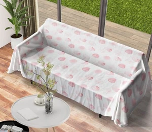 Copridivano 3D acquerello rosa H7053 tavolo alto elastico salotto divano Uta Naumann Erin - Foto 1 di 5