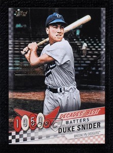 2020 Topps Decades Best Celebration of the Decades /100 Duke Snider #DB-DS HOF