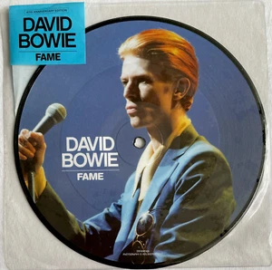 David Bowie - Fame- Rare UK 40th Anniversary Picture Disc with John Lennon/Vinyl - Bild 1 von 4