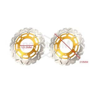 2xFront Brake Disc Rotors Pad For SUZUKI GSR400 2006-2008 GSR600 2006-2010 310mm - Picture 1 of 5