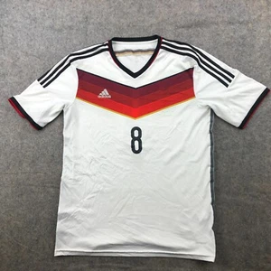 Germany Soccer Jersey Mens Large Mesut Ozil #8 Euro 2014 Home Football Futbul - Picture 1 of 18