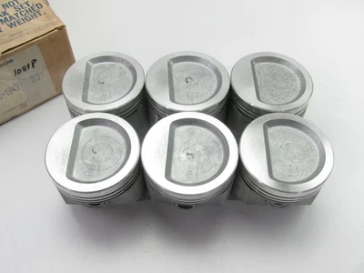 (6) Pistón motor Perfect Circle TC-1842-060 .060" 1969-1986 Ford 300 4.9L Foto 1 de 3