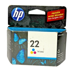 HP 22 Tri-Color Tintenpatrone C9352AN Modell 22 — abgelaufen Juni 2012 - Bild 1 von 4