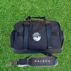 Malbon Golf - Korea - Golf Boston bag Black With Shoulder Strap - Picture 1 of 7