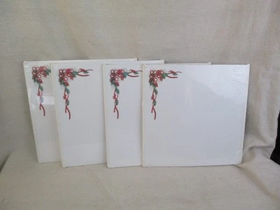 4 páginas de refil Creative Memories 12x12 borda de férias 5 folhas RCM-12HB NOVO - Imagem 1 de 4