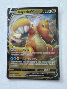 Tarjeta Promocional Estrella Negra JCC Pokémon Dragonite v SWSH154 - Imagen 1 de 2