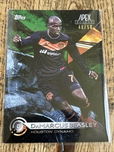 2018 Topps DaMarcus Beasley Numbered 48/50 Soccer Card Houston Dynamo - Picture 1 of 2