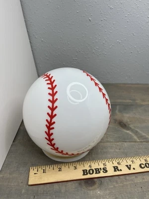 Vintage Baseball Glass Globe Ceiling Fan light Replacement Collector Display new - Image 1 of 2