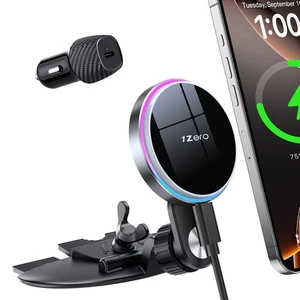 Für MagSafe CD Auto Halterung Ladegerät, Ultra Magnetischer Handyhalter für CD Slot Cha... - Bild 1 von 9