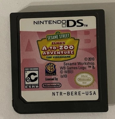 Solo cartucho Sesame Street: Elmo's A-to-Zoo Adventure (Nintendo DS)  Foto 1 de 3