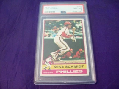 Mike Schmidt 1976 Topps #480 PSA 8 Foto 1 de 2