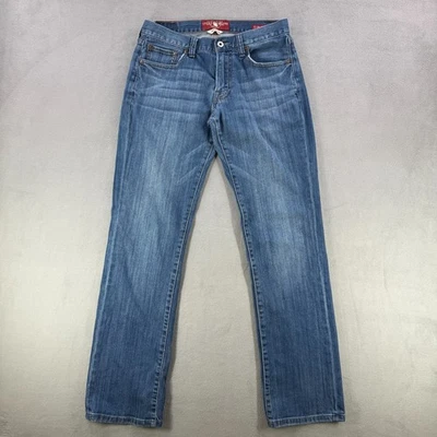 Lucky Brand Jeans Mens 30x34 Blue 221 Straight Mid Rise Medium Wash Denim - Image 1 of 4