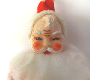 Adorno de Papá Noel vintage brazos posables hechos en Japón retro 6 pulgadas  - Imagen 1 de 10