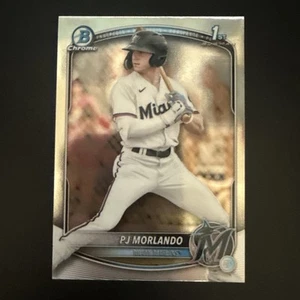 PJ Morlando 1st Bowman cromo 2025 Bowman #BCP-91 Miami Marlins - Imagen 1 de 2