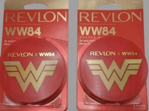 2 Revlon WW84 Wonder Woman 3x & Normal Zoom Mirror Compact New Free Quick Ship - Picture 1 of 1