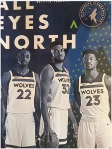 2017 2018 MINNESOTA TIMBERWOLVES YEARBOOK NBA FINALS CHAMPION NBA HALL OF FAME - Picture 1 of 1