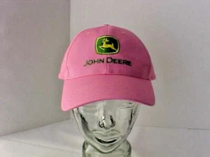 John Deere Pink Trucker Hat One Size Deer Country Seymour Orleans Corydon NEW - Picture 1 of 11