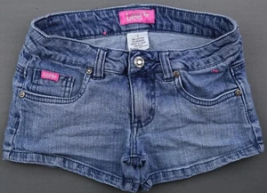 Girl's Lee Jean Shorts Embroidered Flowers 5 Pocket Stretch Size 7 (24x2) - Picture 1 of 7
