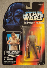 Luke Skywalker Star Wars Power Of The Force POTF Red Card Dagobah Fatigues