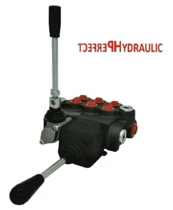 3 Spool Hydraulic Directional Control Valve JOYSTICK 21gpm 80L 3x double acting - Picture 1 of 3