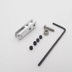 2x Junta de enlace de brazo servo de metal 2,5 mm Barra de amarre Clevis para barco de radiocontrol Avión Coche - Imagen 1 de 7