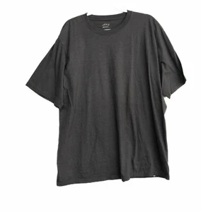 BCG Mens Gray Polycotton T Shirt Solid Blank Casual Pullover Short Sleeve 2XL - Picture 1 of 9