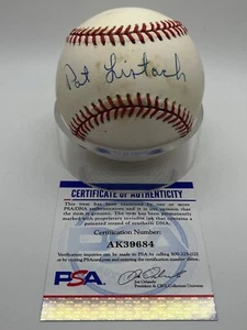 Pat Listach Milwaukee Brewers Signed Autograph Official Baseball PSA DNA *84 - Picture 1 of 2