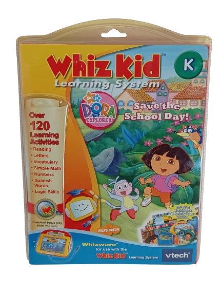 VTech Whiz Kid Learning System Dora the Explorer - Kindergarten - New - Image 1 of 2