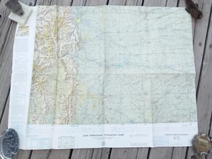 Vintage 1955 ONC 361 Sangre De Cristo Mountains Op Nav Chart Map 1st Ed Military - Bild 1 von 2