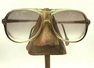 Vintage Viva SPIRO-GF Gray Transparent Pilot Sunglasses FRAMES ONLY - Picture 1 of 11