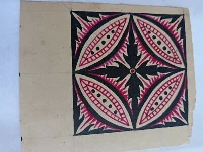 Antigua colección de diseño textil pintado a mano Foto 1 de 4