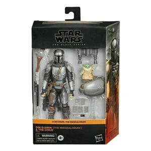 Star Wars Black Series - Din Djarin & Baby Yoda Action Figure, Moveable Joints - Picture 1 of 5