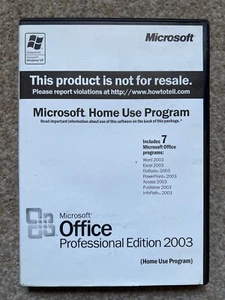 Microsoft Office Professional Edition 2003 - With Product Key - Afbeelding 1 van 4