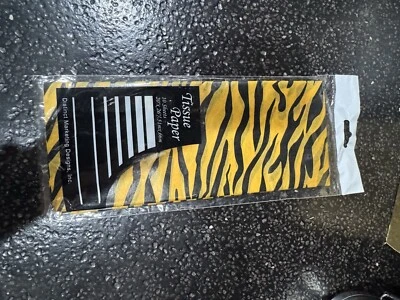 Tissue Paper 20x26 10 Sheets Tiger design - Image 1 of 3
