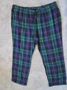 old navy mens blue green plaid pajama pants size xxl - Picture 1 of 7