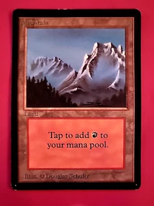 MTG 16P - BETA #298 MOUNTAIN B - EXCELLENT - MAGIC THE GATHERING - Picture 1 of 2