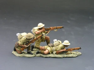 Nuevo en caja Juego de 3 figuras King Country Octavo Ejército EA015 Return Fire EA15 1:30 Segunda Guerra Mundial - Imagen 1 de 1
