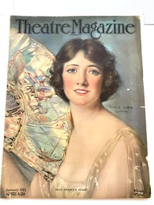 Jan. 1921 Magazine "Theatre Magazine" w/ Gorgeous Cover by "Haskell Coffin" * - Picture 1 of 19