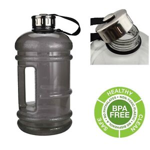 2.2 LITRE JUMBO SPORTS GYM WATER BOTTLE GYM DIETING BODYBUILDING HIKING & OFFICE