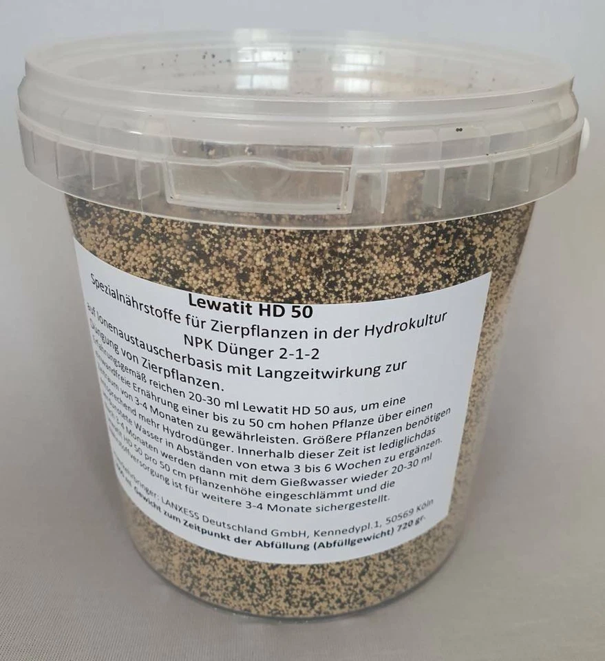 SBM Lewatit HD 50 Hydrodünger 1 Liter