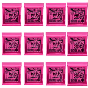 12 SETS Ernie Ball Electric Guitar Strings SUPER Slinky 9-42 Nickel Wound 2223 - Picture 1 of 9