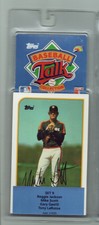 TALKING TOPPS LJN Baseball Card Set 09 Mike Scott Reggie Jackson LaRussa (NEW)