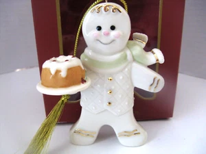 Lenox American by Design Spice Ornament Gingerbread Man NIB - Picture 1 of 5