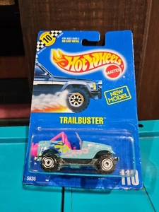 HOT WHEELS SPEED POINTS CARD COLLECTOR # 110 TRAILBUSTER ROLL PATROL - Picture 1 of 2