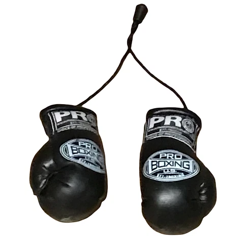 🐯3 Inches Mini Boxing Gloves 🐯Hanging rearview mirror car hanging key chain🐯 Cover