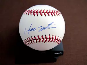 HIDEKI MATSUI 2009 WSC MVP NEW YORK YANKEES SIGNED AUTO OML BASEBALL JSA BEAUTY - Picture 1 of 3