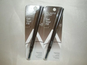 Lotto 2 matite sopracciglia Almay Get Your Fill 802 brune nuove - Foto 1 di 2