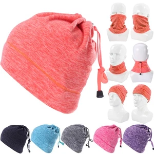 Winter Fleece Neck Warmer Gaiter Beanie Hat Windproof Face Mask for Cold Weather - Picture 1 of 58