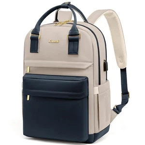 Mochila para Laptop para Mujer Hombre, Bolso para Laptop de 17.3 Pulgadas con Puerto USB Moda Wat... - Imagen 1 de 9