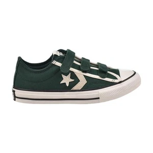 Converse Star Player 76 3V OX Little Kids' Shoes Green Envy/White A12305F - Picture 1 of 6